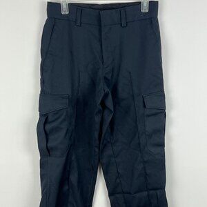 Unbranded Work Wear Cargo Pants Size 30 Inseam 30in Rise 10.5in Dark Blue Polyes